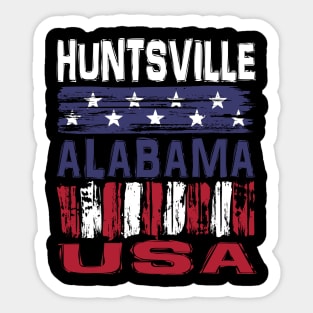 Huntsville Alabama USA T-Shirt Sticker